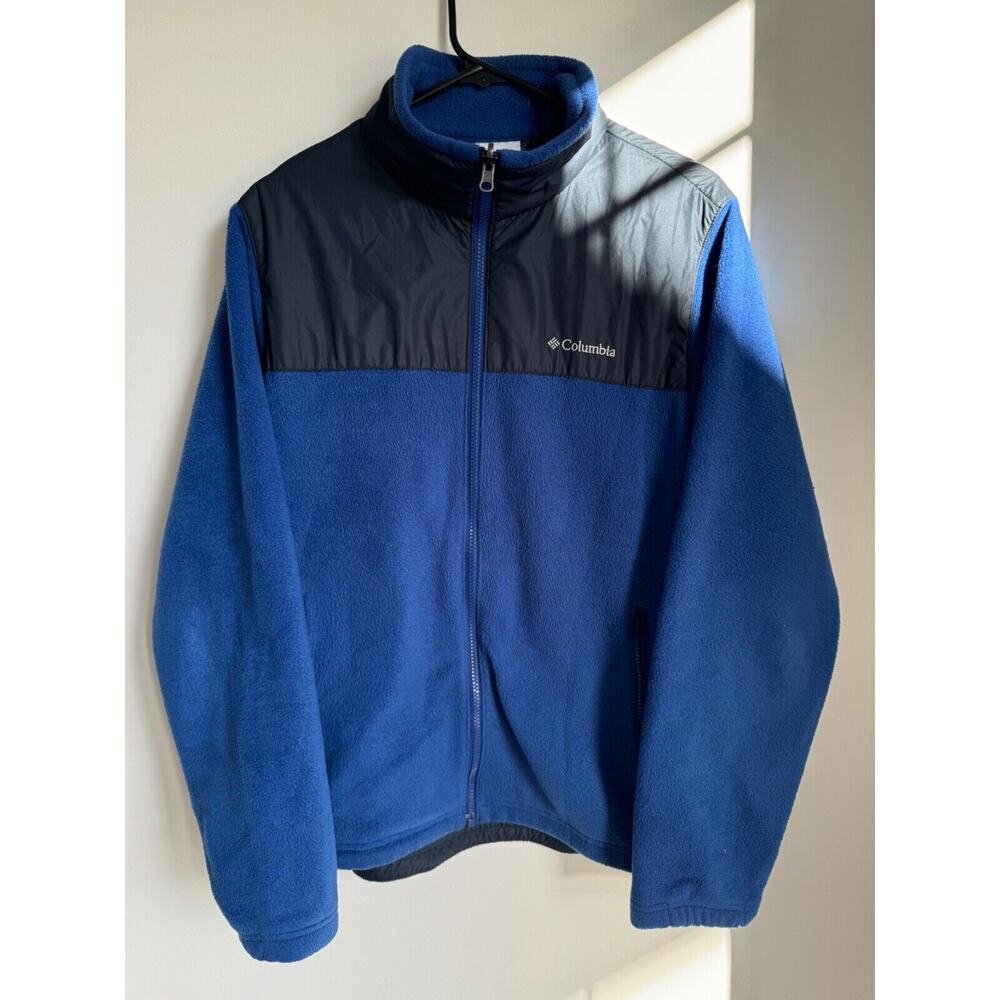 Columbia Blue Interchange Full Zip Fleece Jacket